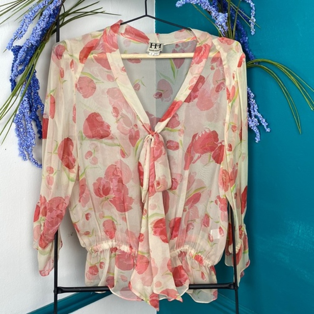 Haute Hippie Rose 100% Silk Blouse Size Small